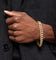 NXS 12mm Diamond Cuban Link Bracelet Iced Gold