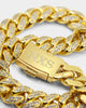 NXS 12mm Diamond Cuban Link Chain Iced Gold