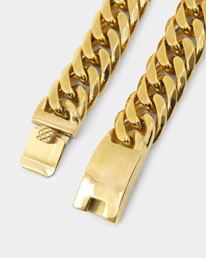 NXS 24" Cuban Link Chain Gold