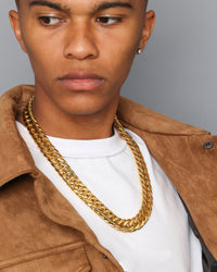 NXS 24" Cuban Link Chain Gold