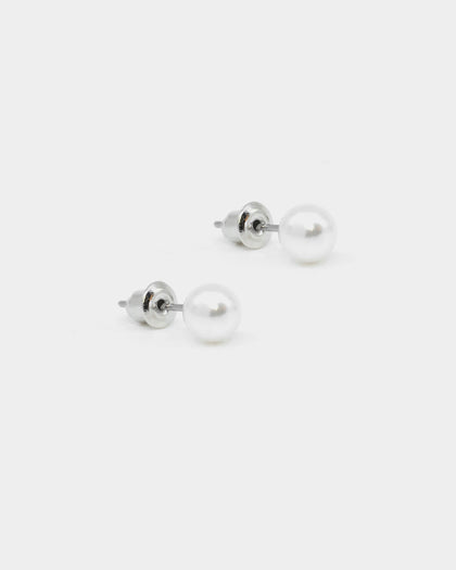 INFRA Pearl Earrings Stainless Steel