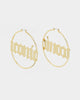 Raising Hell Women's 'Iconic' Hoop Earrings Gold