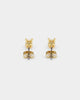 Raising Hell Women's Marquis Earrings Gold
