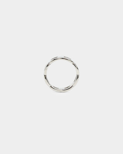 NXS Cuban Ring White Gold