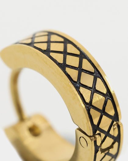 NXS Viper Earrings Gold