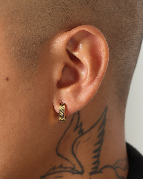 NXS Viper Earrings Gold