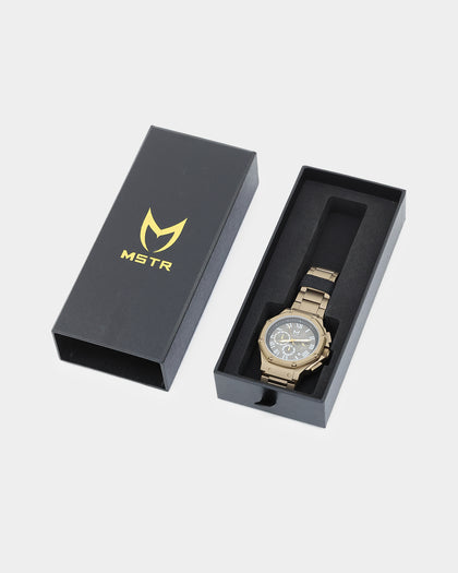 MEISTER AM1020SS Ambassador 45MM Watch Khaki/Gold