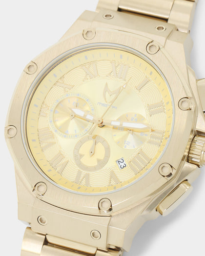 MEISTER AM1024SS Ambassador 45MM Watch Gold