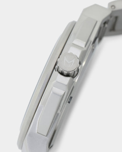 MEISTER NO112SS Noble Quartz 43MM Watch Silver