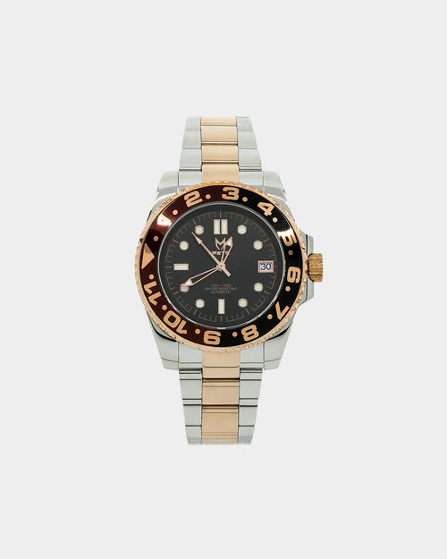 MEISTER VO117SS Voyager Quartz Watch Silver/Brown