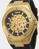 Saint Morta Gilad Skeleton Watch 42MM Black/Gold