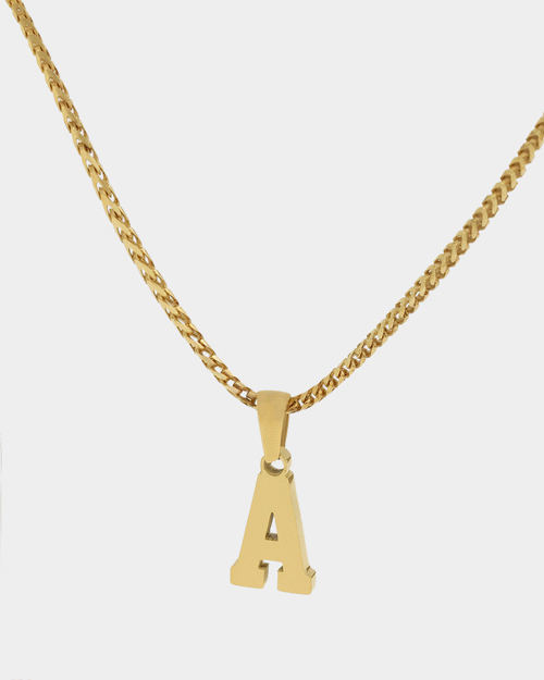 NXS College Letter Pendant Gold