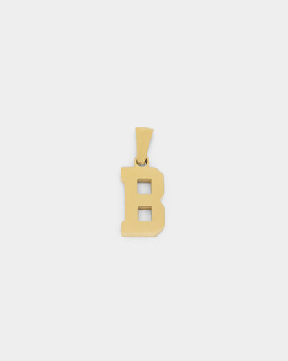 NXS College Letter Pendant Gold