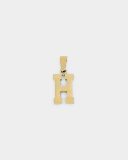 NXS College Letter Pendant Gold