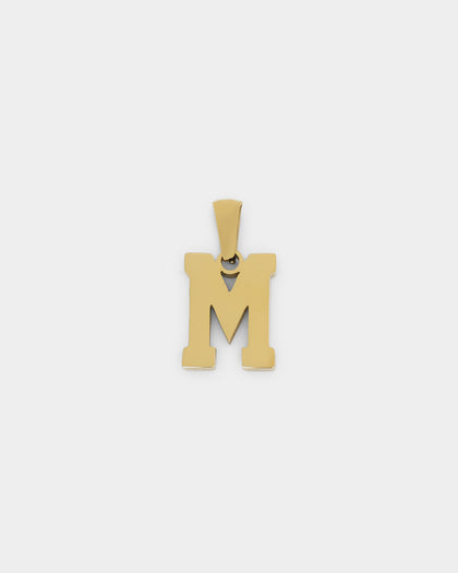 NXS College Letter Pendant Gold
