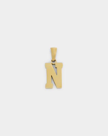 NXS College Letter Pendant Gold