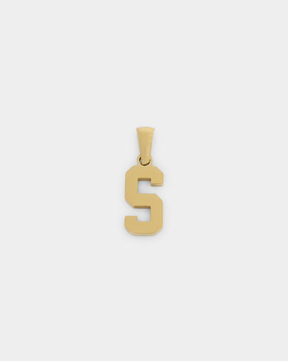 NXS College Letter Pendant Gold