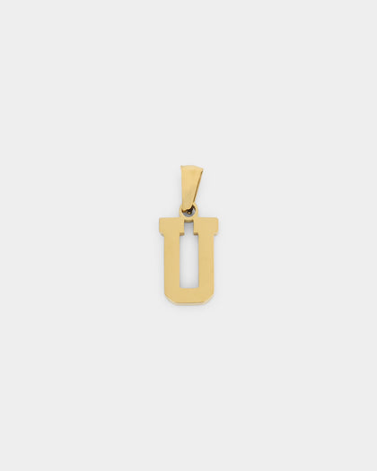 NXS College Letter Pendant Gold