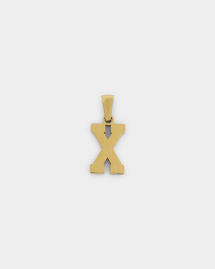 NXS College Letter Pendant Gold
