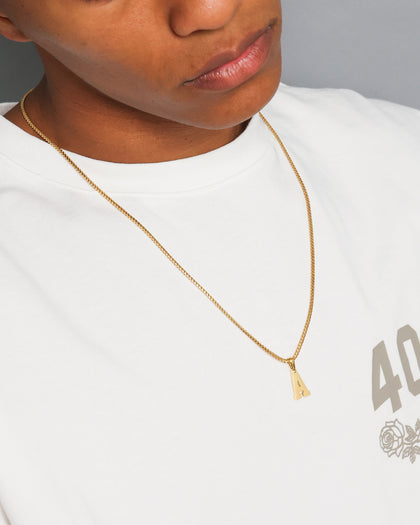 NXS College Letter Pendant Gold