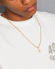 NXS College Letter Pendant Gold