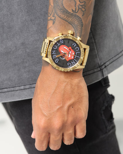 Nixon X Rolling Stones 51-30 Gold/Black