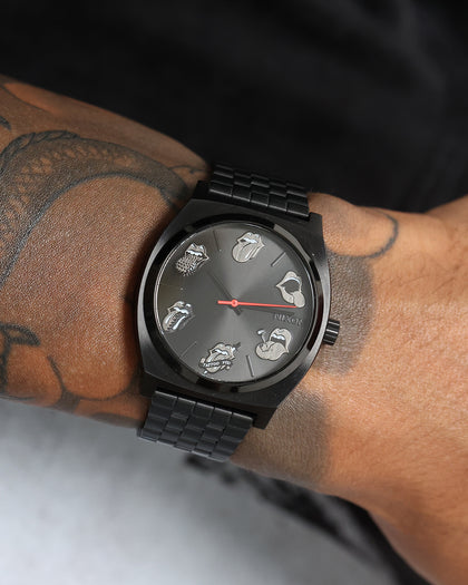 Nixon X Rolling Stones Time Teller All Black