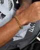 Guess Mainline 8mm Curb Chain 4DC Bracelet Gold