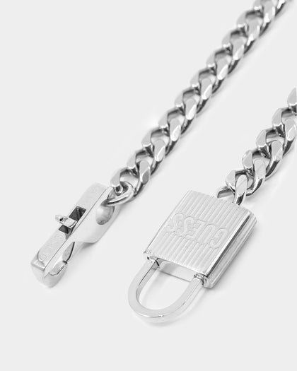 Guess Mainline Lock N' Roll 14mm Curb Chain Steel