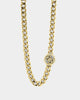 Guess Mainline Log-In Guess 16mm Curb Chain Gold