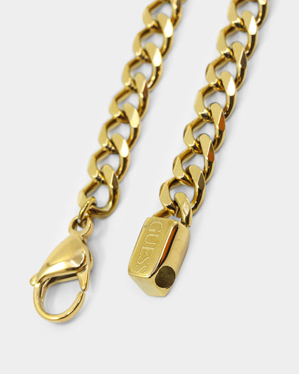 Guess Mainline Log-In Guess 16mm Curb Chain Gold