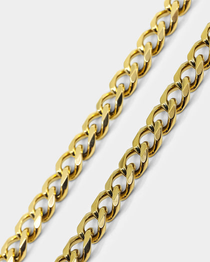 Guess Mainline Log-In Guess 16mm Curb Chain Gold