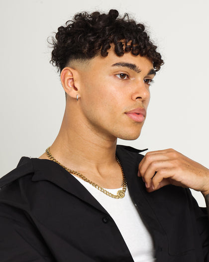 Guess Mainline Log-In Guess 16mm Curb Chain Gold