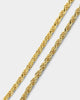 House Of Auric 2.5mm Rope Bracelet 18k Gold Vermeil