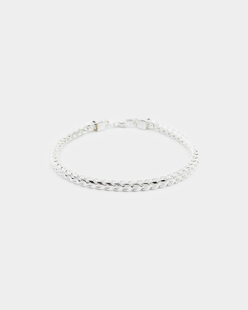 House Of Auric 3.7mm Franco Bracelet Sterling Silver