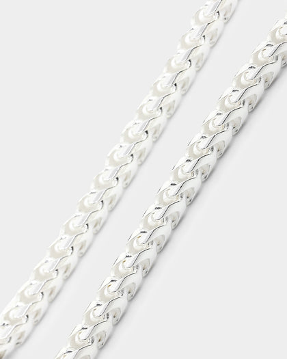 House Of Auric 3.7mm Franco Bracelet Sterling Silver