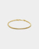 House Of Auric 3mm Franco Bracelet 18k Gold Vermeil
