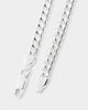House Of Auric 5mm Cuban Link Bracelet Sterling Silver