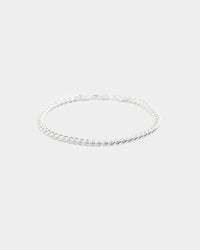 House Of Auric 5mm Cuban Link Bracelet Sterling Silver