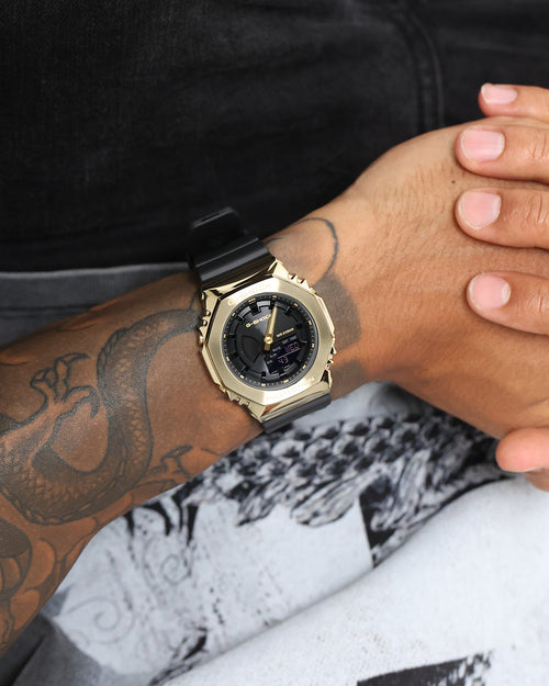 G Shock GM2100G-1A9 Black/Gold