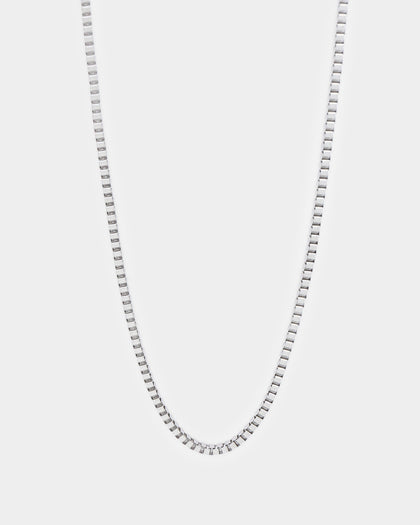 INFRA Box Chain Necklace Stainless Steel