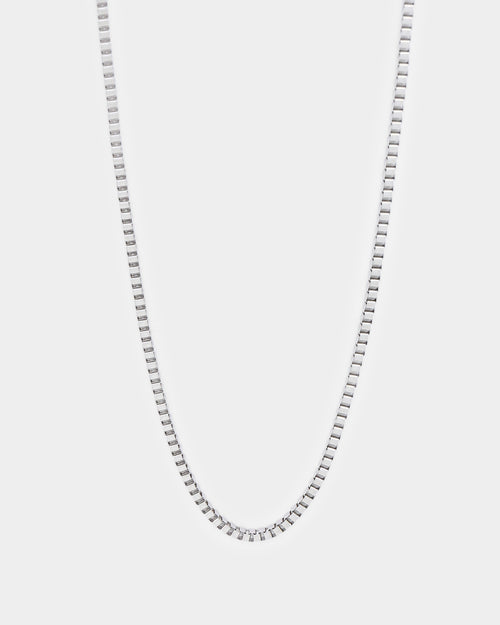 INFRA Box Chain Necklace Stainless Steel