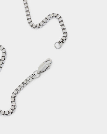 INFRA Box Chain Necklace Stainless Steel
