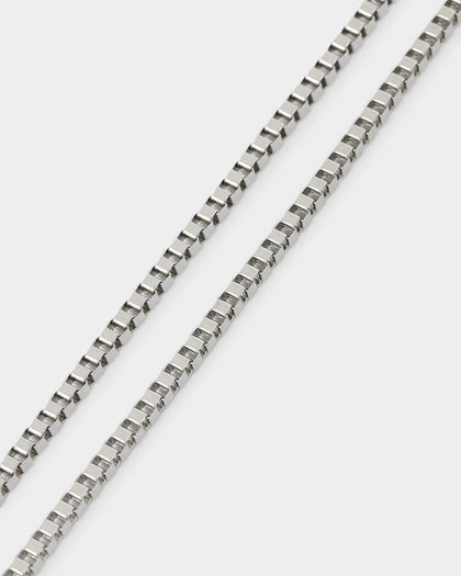 INFRA Box Chain Necklace Stainless Steel