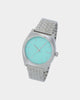 Nixon Time Teller Silver/Turquoise