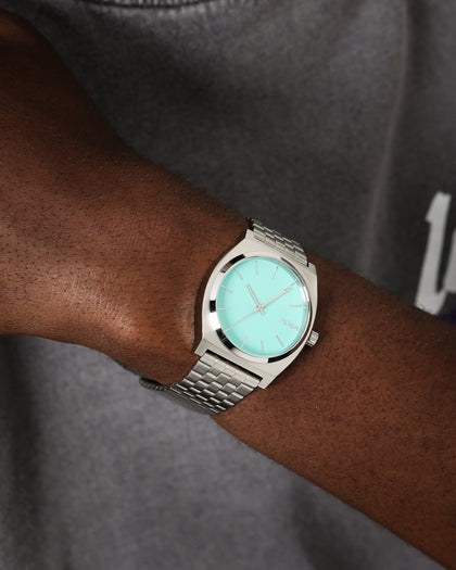 Nixon Time Teller Silver/Turquoise
