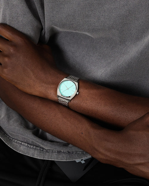 Nixon Time Teller Silver/Turquoise