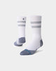 Stance Run Light Crew Socks White