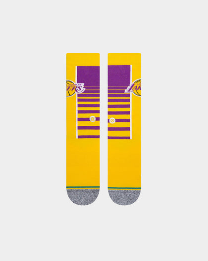 Stance Men's Los Angeles Lakers HWC Gradient Sock Yellow