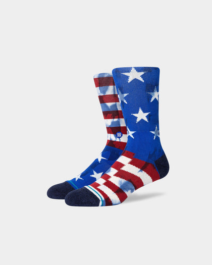 Stance The Banner Crew Socks Red